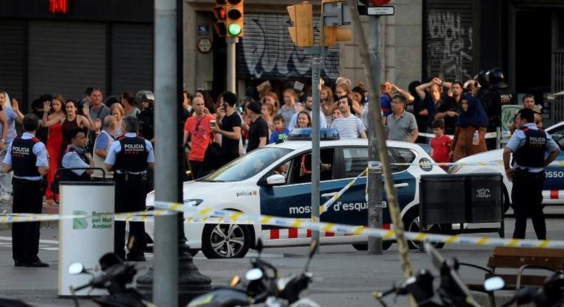 Police are looking for suspects in the Las Ramblas terror attack in Barcelona