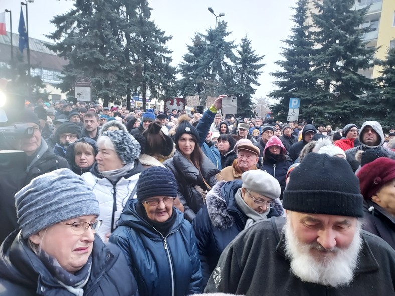 Protest w Piotrkowie Trybunalskim