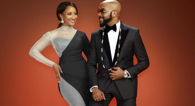 Nigerian celebrity power couple Adesua Etomi and Banky W [Instagram/BankyW]