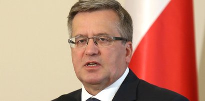 Prezydent Komorowski miał wypadek!