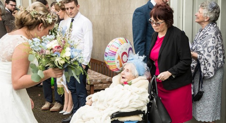 Meet the 100-year-old bridesmaid