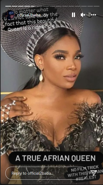 2Face Idibia continues to celebrate Annie days after she broke down on reality TV show over his infidelity