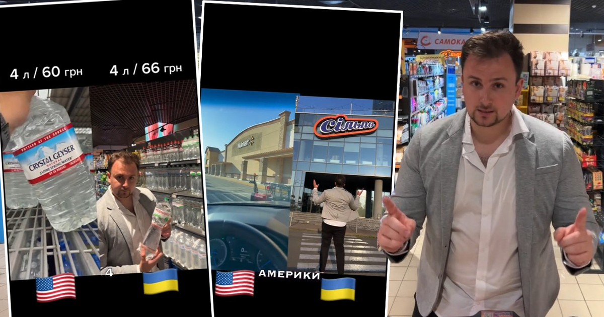 Ukrainiec pokazał ceny. Aż trudno uwierzyć w porównanie ze sklepem w USA