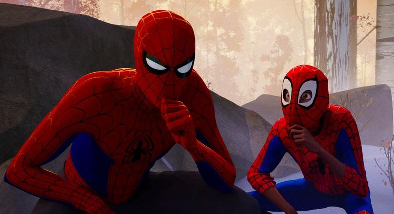 spider man into the spider verse sony