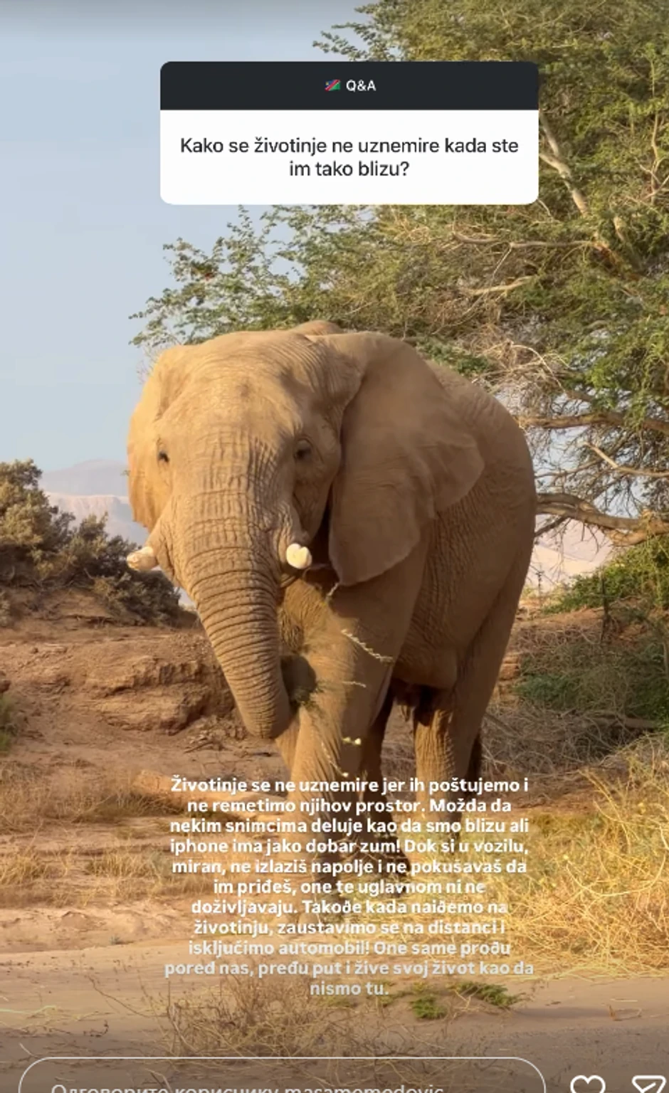 Maša Memedović o avanturi iz Afrike