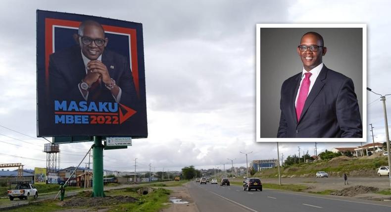 Nzioka Waita billboard in Machakos