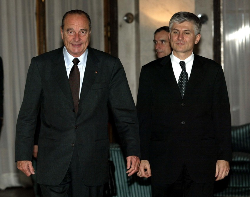 Žak Širak i Zoran Đinđić
