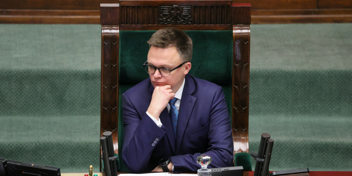 Szymon Hołownia, marszałek Sejmu.