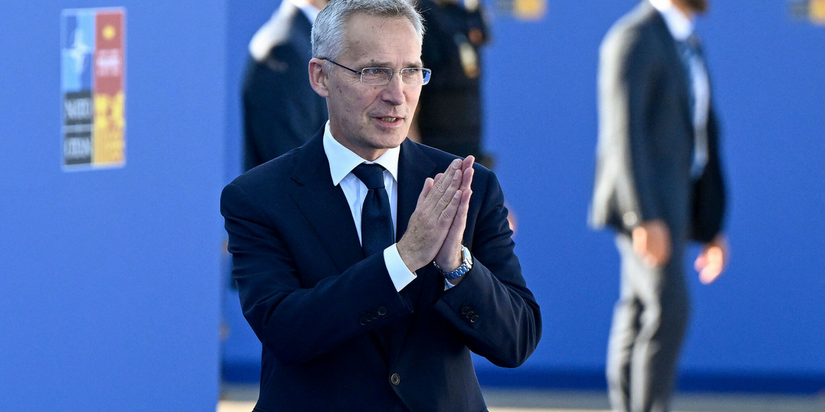 Sekretarz generalny NATO Jens Stoltenberg.