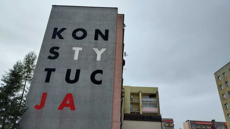 Mural "Konstytucja" w Białymstoku