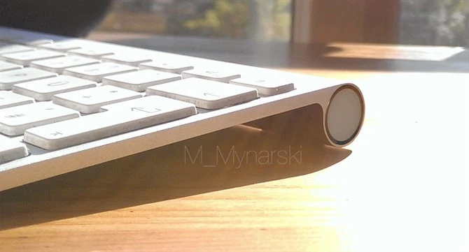 Koncept Touch ID w klawiaturze Apple (autor: Michał Mynarski)