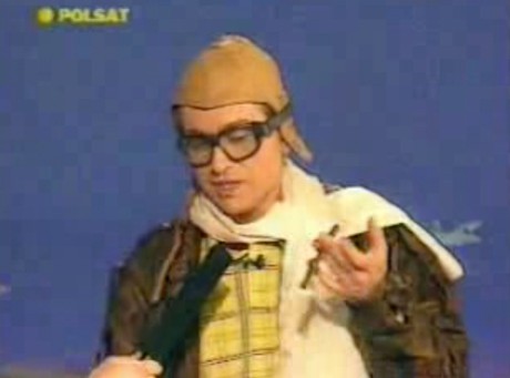 Jako prowadzący program o grach komputerowych miał okazję występować w interesujących przebraniach...