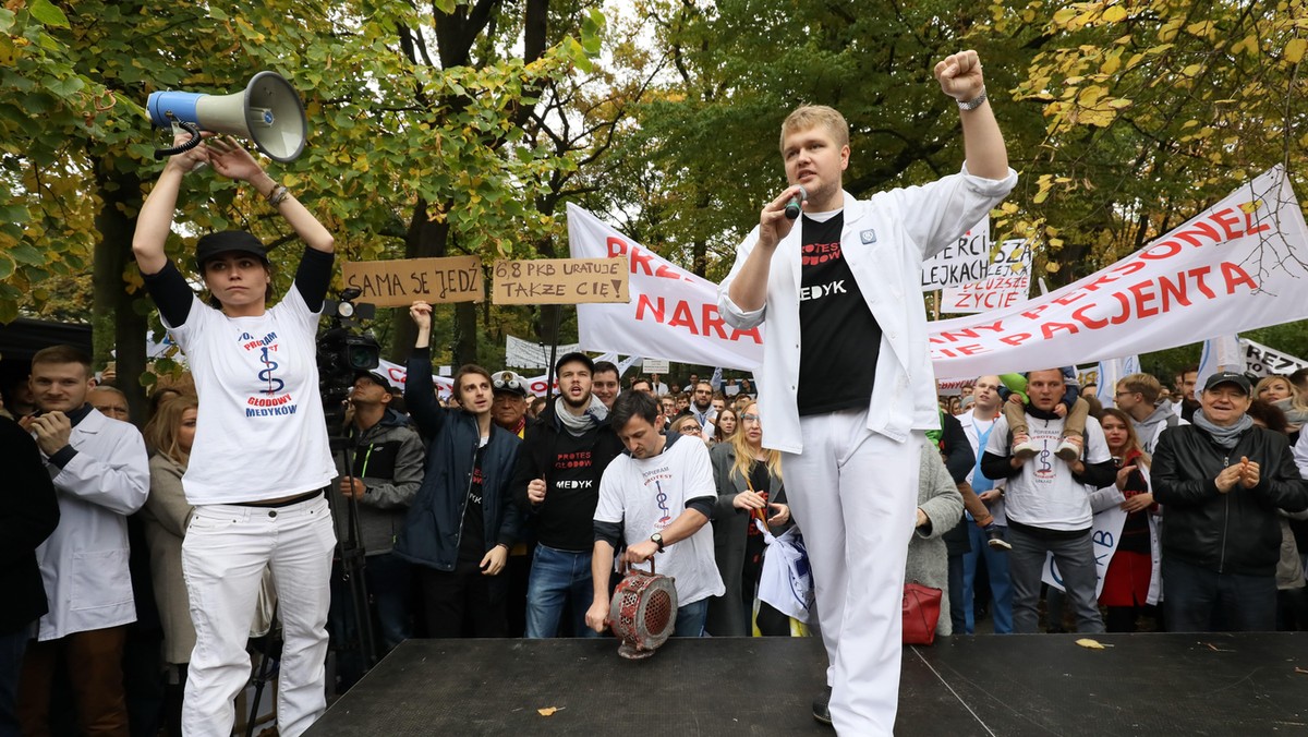 protest rezydentów