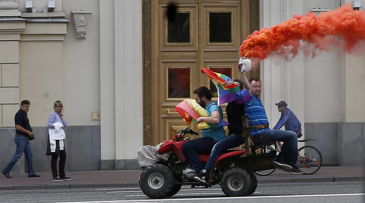 Újabb LMBTQ-ellenes törvényt fogadtak el Oroszországban / Fotó: MTI/EPA/Szergej Ilnyickij