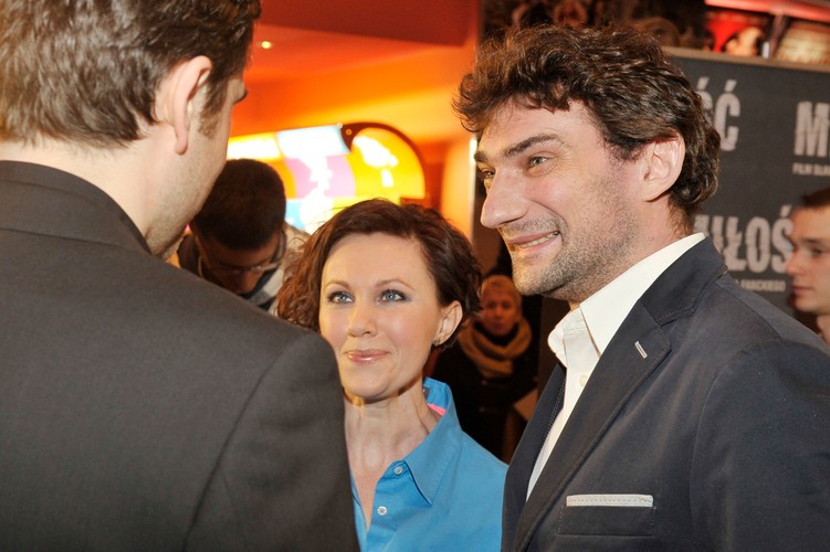 Sławomir Fabicki na premierze filmu 'Miłość'