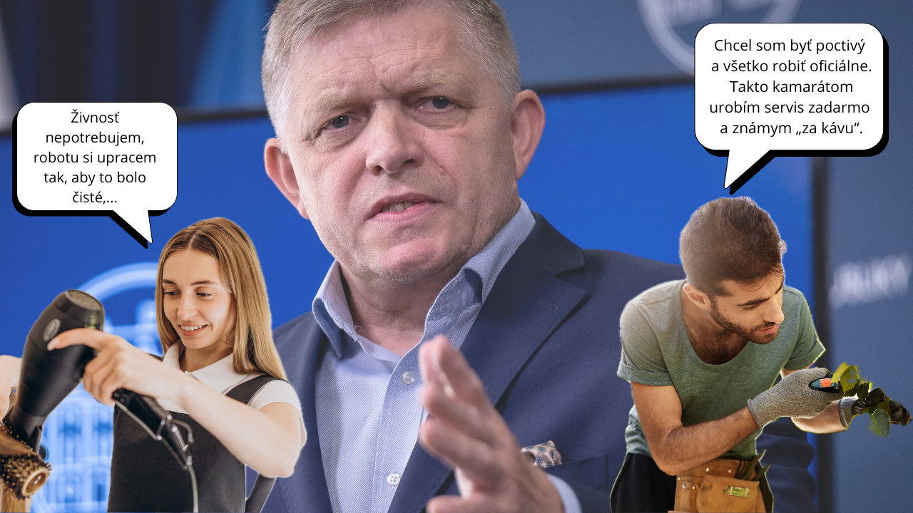 Premiér Fico naznačil, že mnohé kaderníčky či záhradníci pracujú mimo zákonných rámcov.