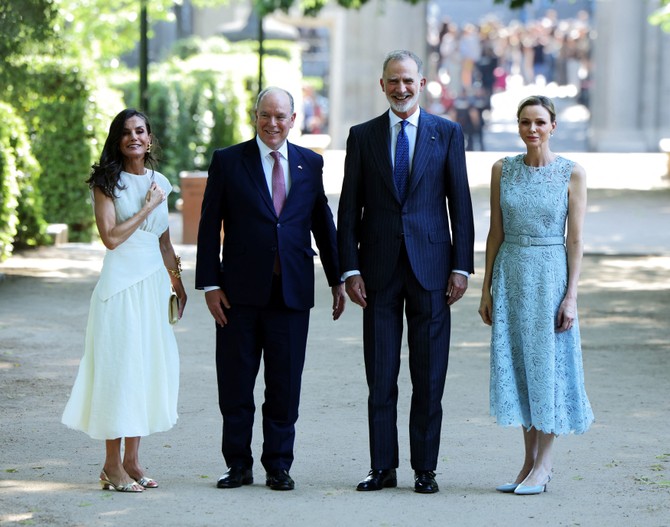 Kraljica Leticija, kralj Felipe, princ Albert, princeza Šarlin