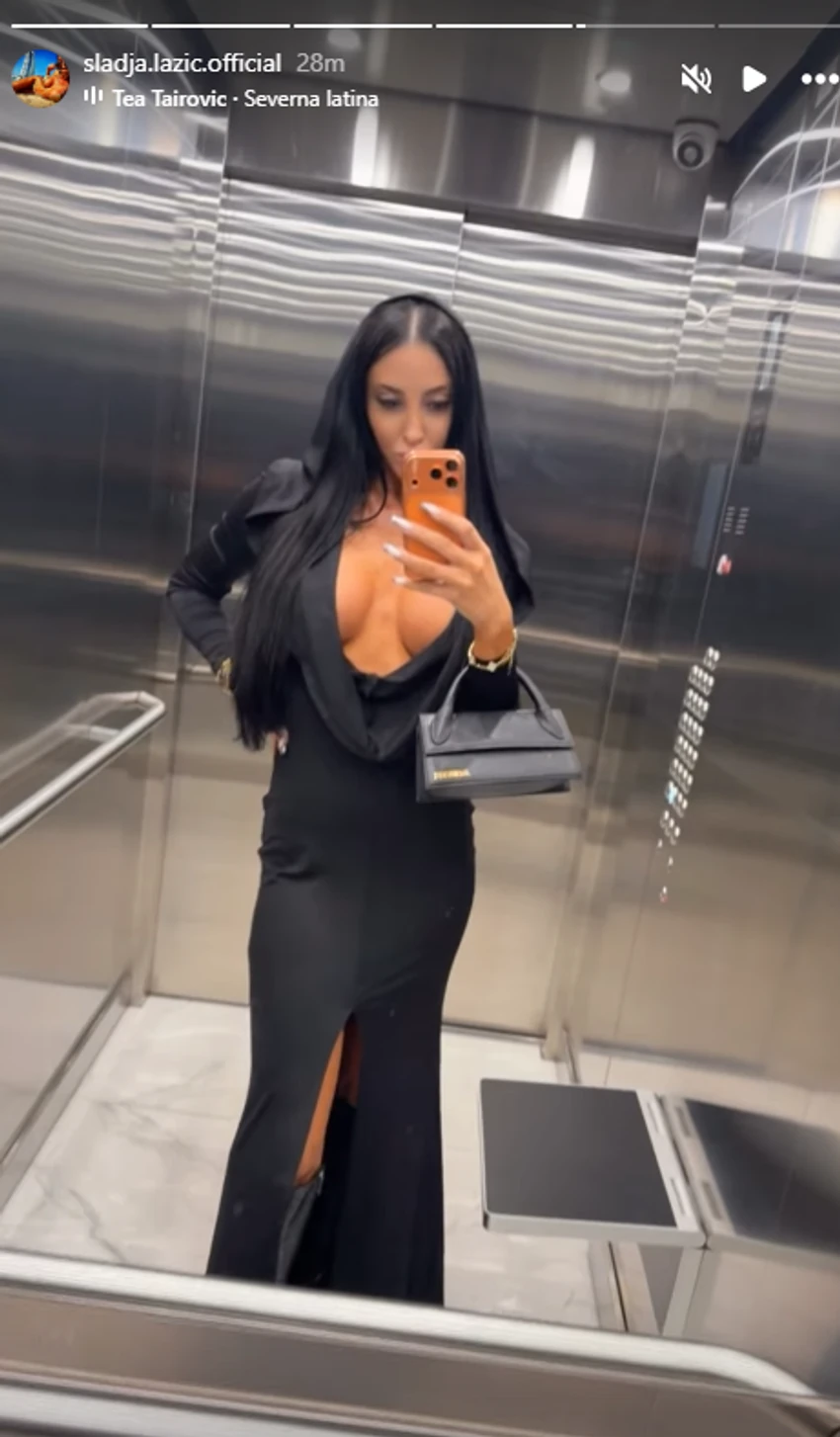 Dekolte do pupka, a grudi se razdvojile:Šok izdanje Slađe Poršeline, ovako izašla iz kuće