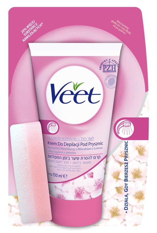 Krem do depilacji pod prysznic la skóry normalnej,  Veet, 25,99 zł/150 ml