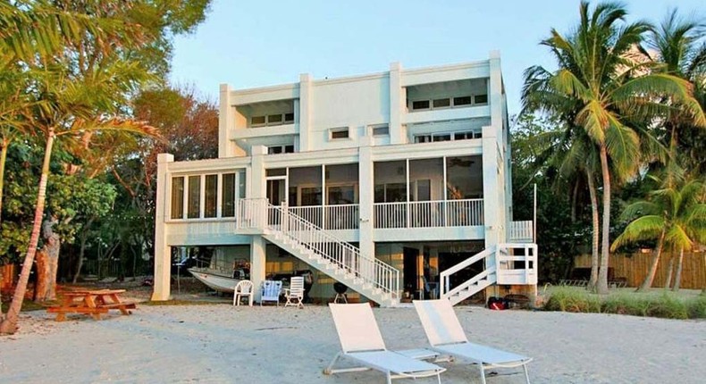 3-bedroom beachfront property 