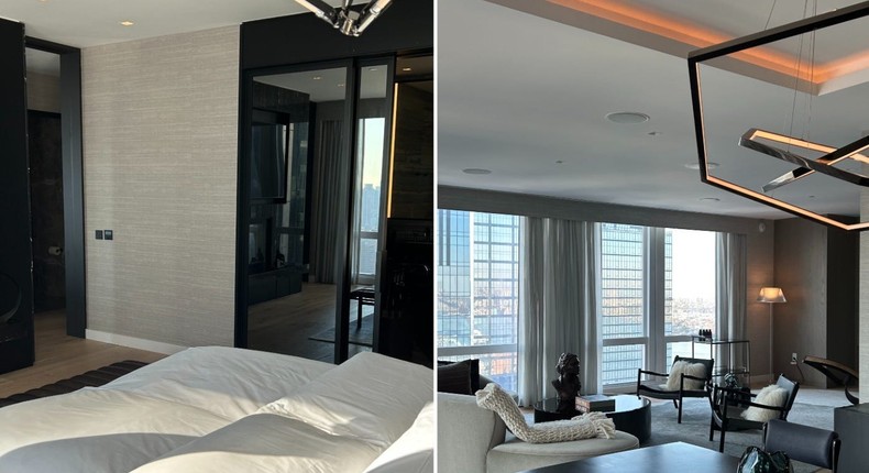 The 1,500-square-foot Equinox Hotel penthouse.Jordan Parker Erb/Business Insider