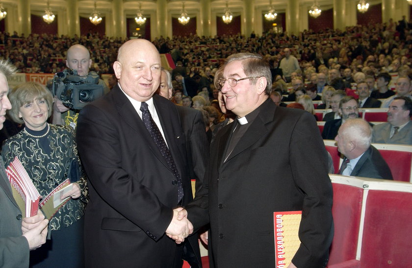 Józef Oleksy i Abp Leszek Sławoj-Głódź