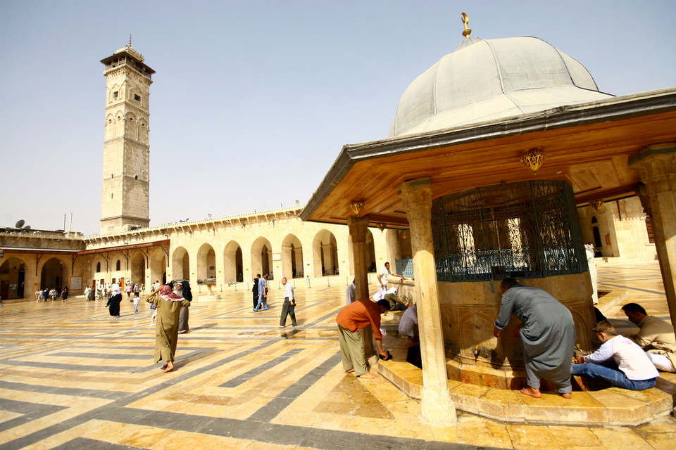 Meczet Umajjadów (Wielki Meczet) przed wojną