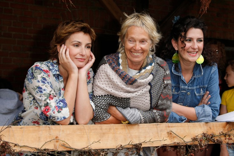 Małgorzata Braunek na planie 'Miłości nad rozlewiskiem'