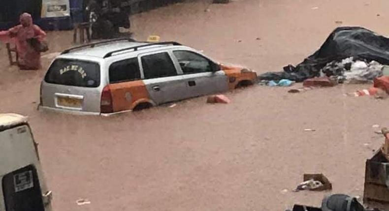 Kejetia market floods