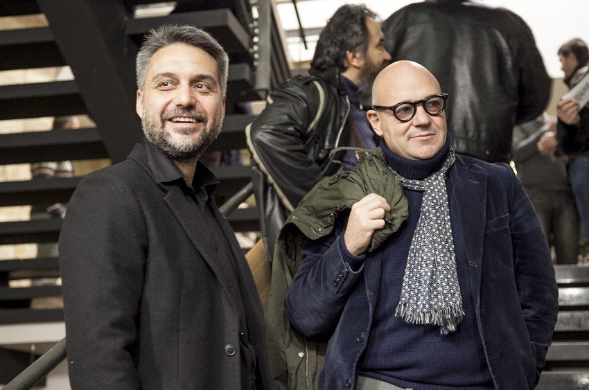 Srdan Golubovic i italijanski reditelj Đanfranko Rozi prošle godine na festivalu