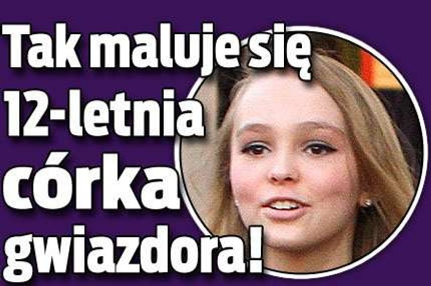 Tak maluje się 12-letnia córka gwiazdora!