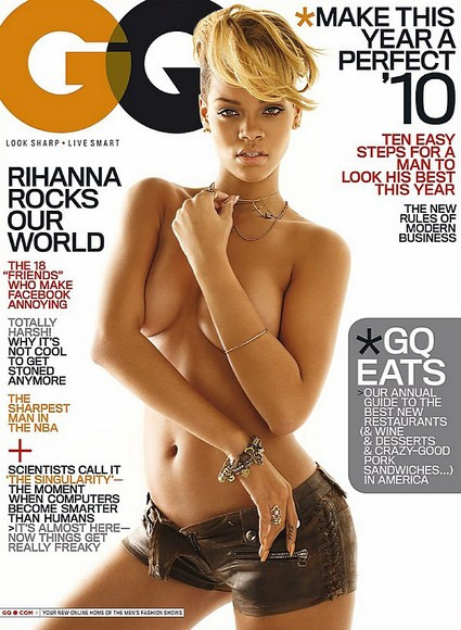 Rihanna na koładce GQ (fot. BE&amp;W)