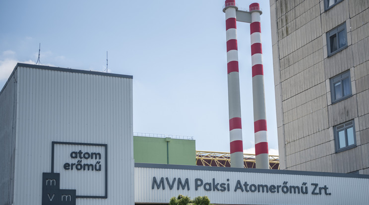 Tűz volt a paksi atomerőmű területén /Fotó: MTI/Sóki Tamás