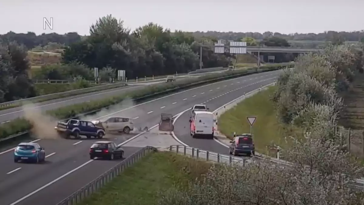 Wjechał pod prąd na autostradę – o krok od tragedii