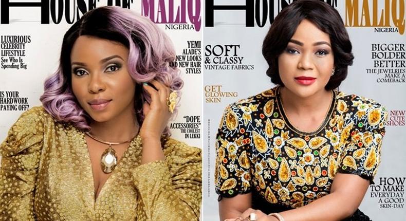 Yemi Alade and Rachael Okonkwo on the cover of House of Maliq