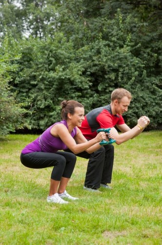 Anna Mucha na treningu