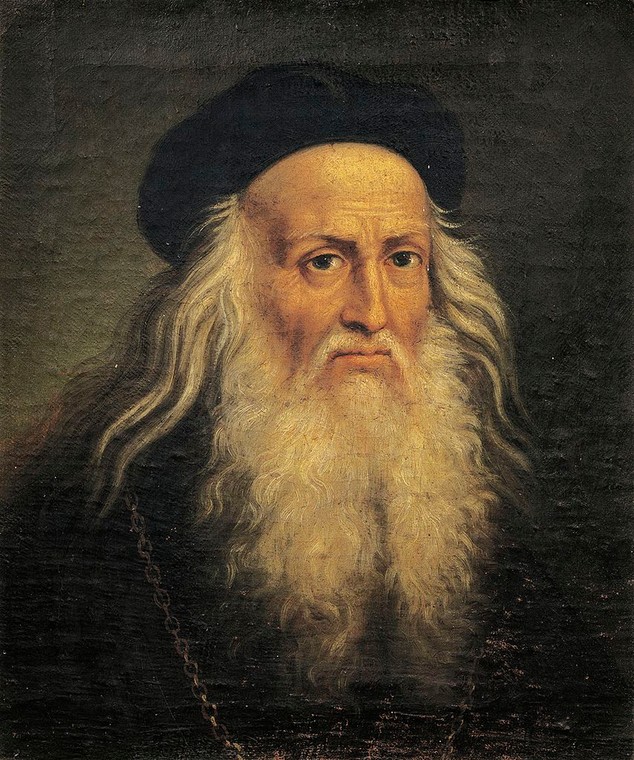 Portret Leonarda da Vinci (autor: Lattanzio Querena)