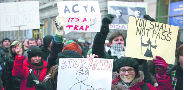 Wczoraj w Warszawie manifestowali przeciwnicy ACTA