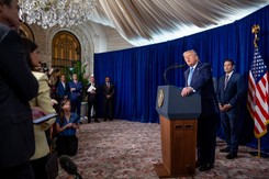 Donald Trump grozi wiceprezydentce Wenezueli i mówi o aneksji Grenlandii