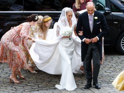 Radosny weekend w Belgii: Księżniczka Maria-Laura wzięła ślub. FOTO