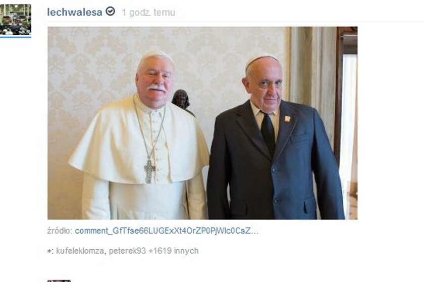 Wałęsa jak Papież