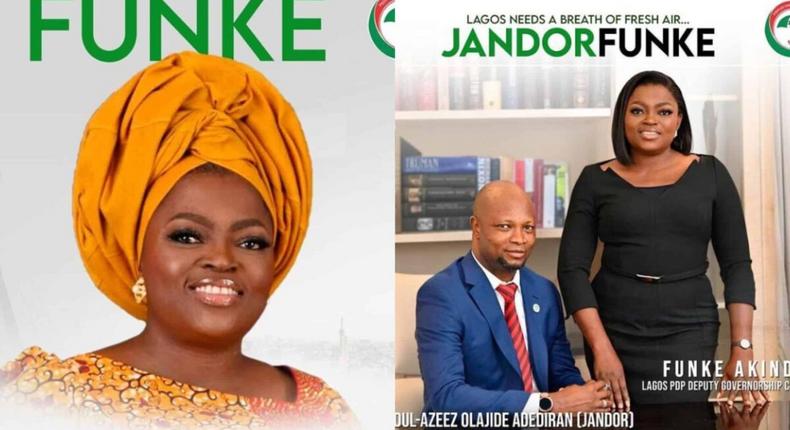 Funke Akindele takes down posts relating to politics after losing election [Kemifilani]