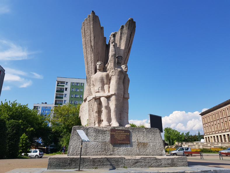 Pomnik Bohaterom Czerwonych Sztandarów w Dąbrowie Górniczej