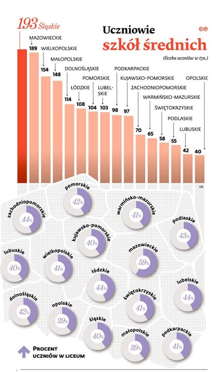 Uczniowie szkół średnich