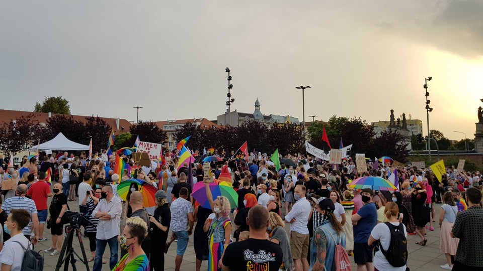 Demonstracja w Szczecinie w obronie osób LGBT