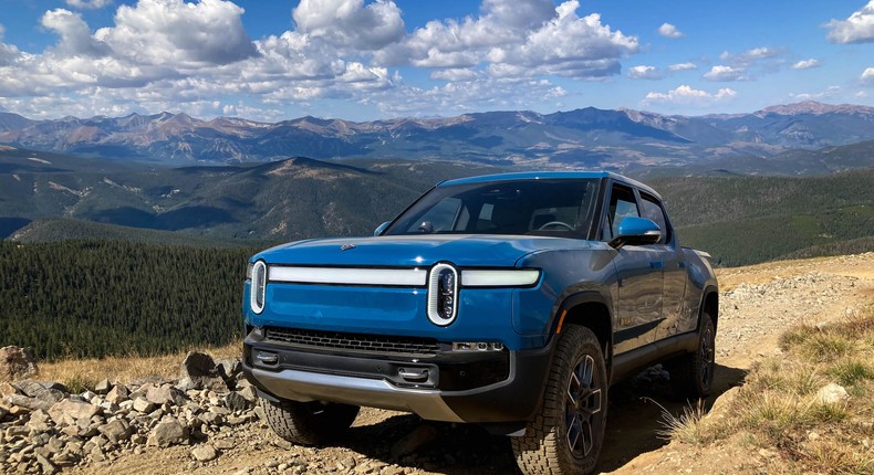 The Rivian R1T.
