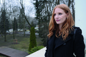 Jessica Chastain w warszawskim zoo