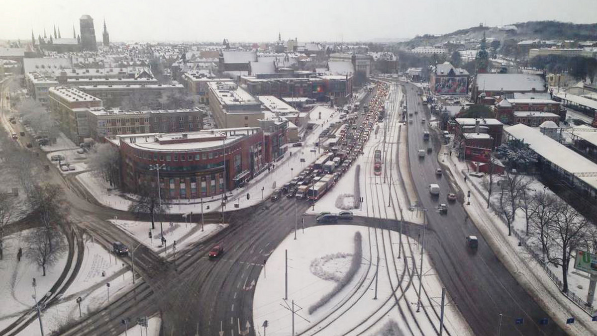 Gdańsk pod śniegiem