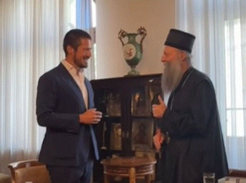 Nikola Rokvić i Patrijarh Porfirije