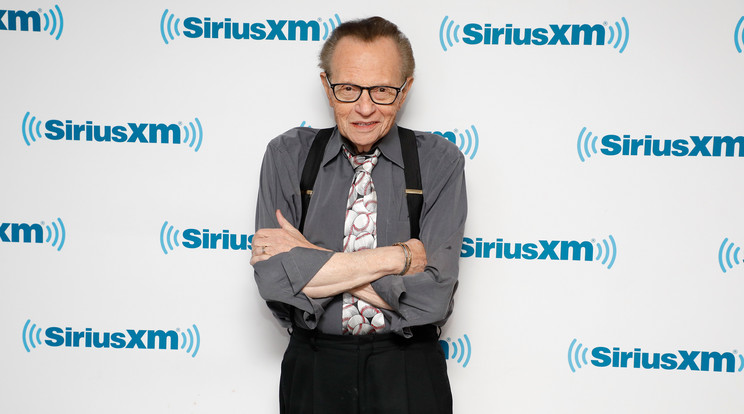 Larry King a CNN arcaként írt tévétörténelmet/ Fotó: GettyImages